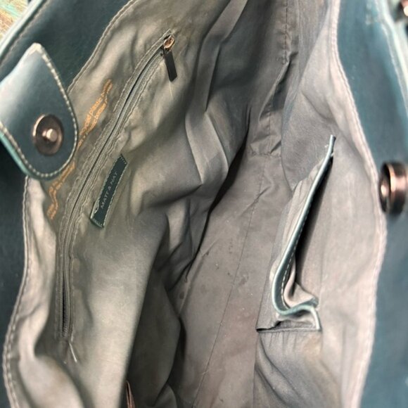 Mat  Nat Blue Crossbody Tote - Picture 10 of 16